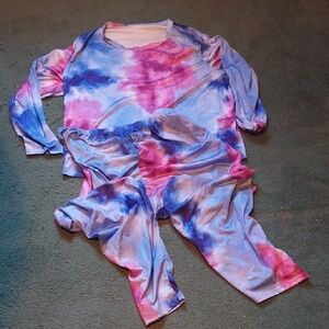 Tie-Dye Women's Pajama Set